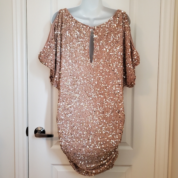 Aidan Mattox Sequin Cocktail Party Dress - Picture 16 of 16